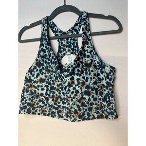 Sage XL Camo Print Lightly Lined Racerback Sport Bra Activewear Athleisure gym